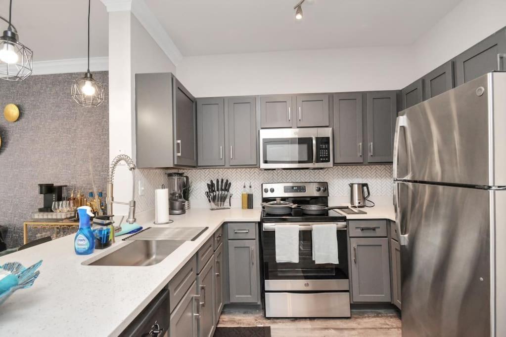 Luxury 1Br Apt ,Nrg ,Downtown ,Med Center,Galleria Houston Exterior foto